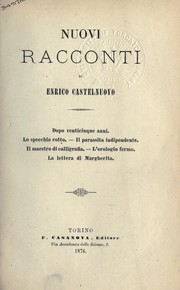 Cover of: Nuovi racconti