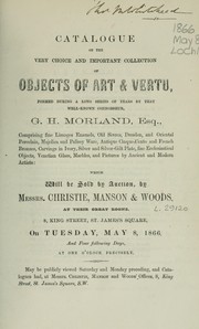 Cover of: Objects of art & vertu