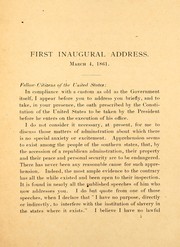 Cover of: Lincoln's speeches