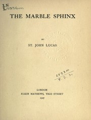 Cover of: The marble sphinx