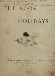 Cover of: An odd little pair ; The book of holidays