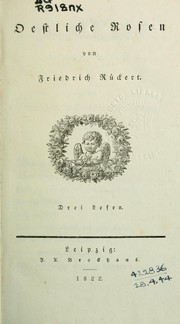 Cover of: Oestliche Rosen