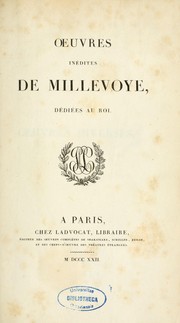 Cover of: Oeuvres complètes: dédiées au Roi et ornées d'un beau portrait