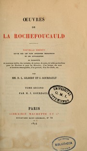 Cover of: Oeuvres de La Rochefoucauld by François duc de La Rochefoucauld
