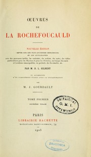 Cover of: Oeuvres de La Rochefoucauld