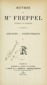 Cover of: Oeuvres de Mgr. Freppel: évêque d'Angers ...