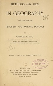 Cover of: Methods and aids in geography: for the use of teachers and normal schools