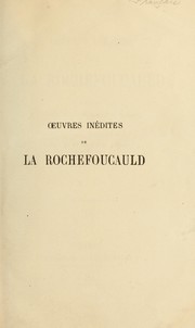 Cover of: Oeuvres inédites