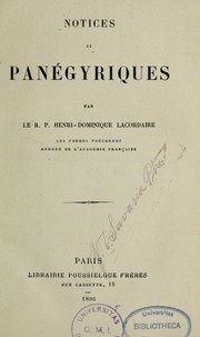 Cover of: Oeuvres by Henri-Dominique Lacordaire