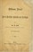 Cover of: Offener Brief an herrn Professor Heinrich von Treitschke