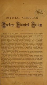Cover of Official circular