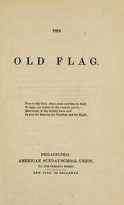 Cover of: The old flag by Richard Hooker Wilmer