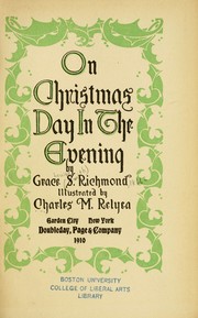 Cover of: On Christmas day in the evening