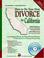 Cover of: How To Do Your Own Divorce In California