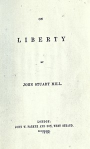 Cover of: On liberty