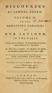 Cover of: On the remaining parables of our Saviour ...
