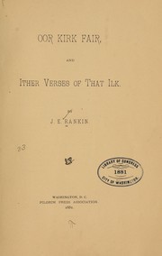 Cover of: Oor kirk fair and ither verses of that ilk by Jeremiah Eames Rankin