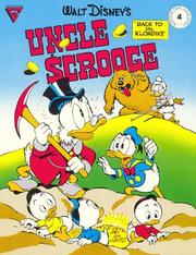 Cover of: Walt Disney Presents Uncle Scrooge: Back to the Klondike (Gladstone Comic Album Series No. 4)