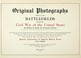 Cover of: Original photographs taken on the battlefields during the Civil War of the United States