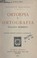 Cover of: Ortoepia e ortografia italiana moderna