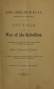 Cover of: Osceola in the War of the Rebellion. | Charles Tubbs