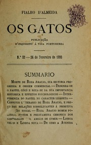 Cover of: Os gatos by Fialho de Almeida