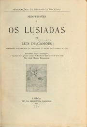 Cover of: Os lusiadas by Luís de Camões