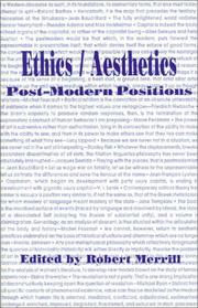 Cover of: Ethics/Aesthetics: Post-Modern Positions (PostModernPositions series)