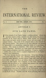 Front cover of Our late panic by Unknown