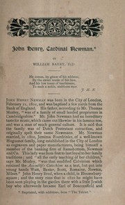 Cover of: An outline of the life of John Henry, Cardinal Newman