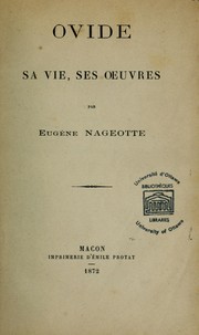 Ovide by Eugène Nageotte