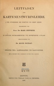 Cover of: Leitfaden der Kartenentwurfslehre: In 2. neubearb. und erw. Aufl. hrsg. von Alois Blusau