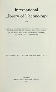 Cover of: Painting and interior decoration by International Correspondence Schools