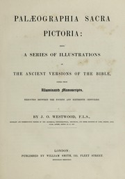 Cover of: Palaeographia sacra pictoria: being a series of illustrations of the ancient versions of the Bible