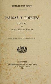 Cover of: Palmas y ombúes: poesías.  Ed. rev., corr. y anotada por el autor