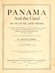 Cover of: Panama and the canal in picture and prose by Willis J. Abbot