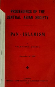 Cover of: Pan-Islamism