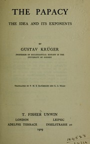 Cover of: The papacy by Gustav Krüger