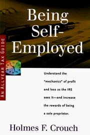 Cover of: Being self-employed