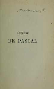 Cover of: Pascal, physicien et philosophe by Jean-Félix Nourrisson