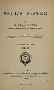 Cover of: Paul's sister