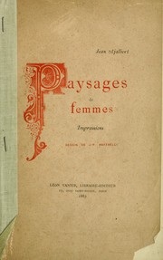 Cover of: Paysages de femmes: impressions