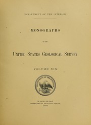 Cover of: The Penokee iron-bearing series of Michigan and Wisconsin by Roland Duer Irving