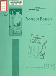 Cover of: The people of Boston