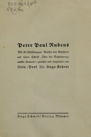 Cover of: Peter Paul Rubens by Peter Paul Rubens