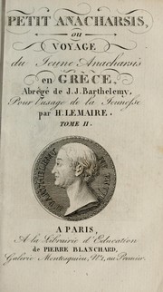 Cover of: Petit Anacharsis: ou, Voyage du jeune Anacharsis en Grèce