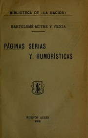 Cover of: Páginas serias y humorísticas