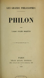 Cover of: Philon