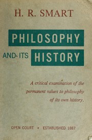 Cover of: Philosophy and its history. by Harold Robert Smart