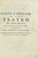 Cover of: Pianta, e spaccato del nuovo teatro di Bologna fatta in occasione dell'apertura di Esso li 14 maggio 1763